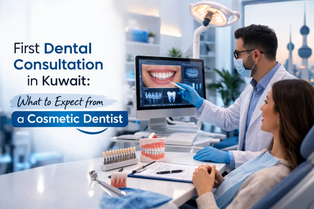 First Dental Consultation in Kuwait: What to Expect from a Cosmetic Dentist