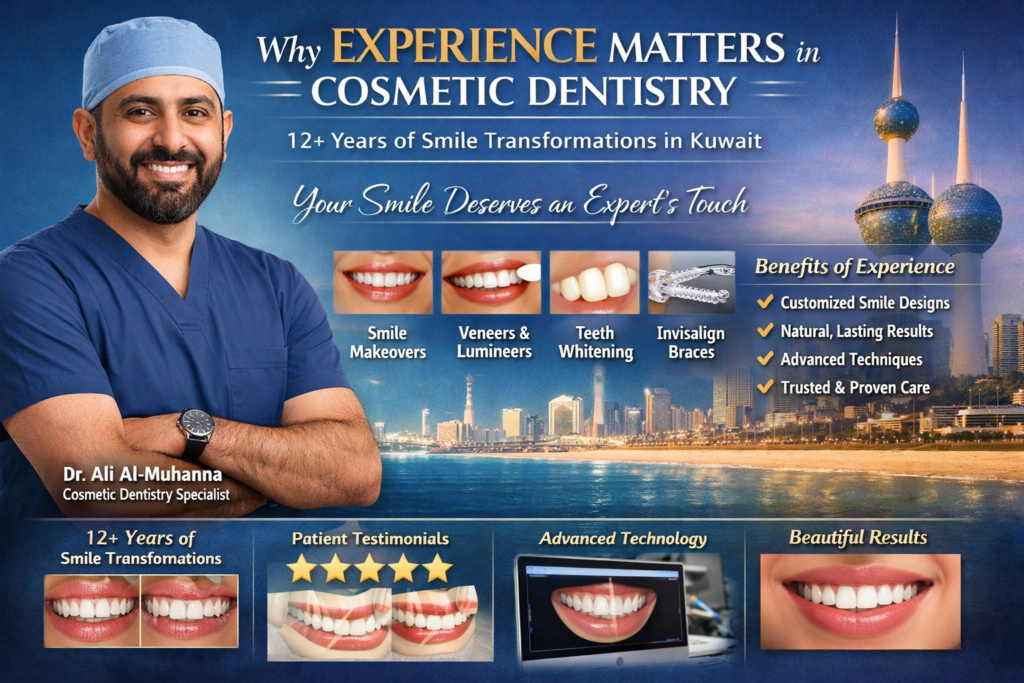 Why Experience Matters in Cosmetic Dentistry: 12+ Years of Smile Transformations in Kuwait